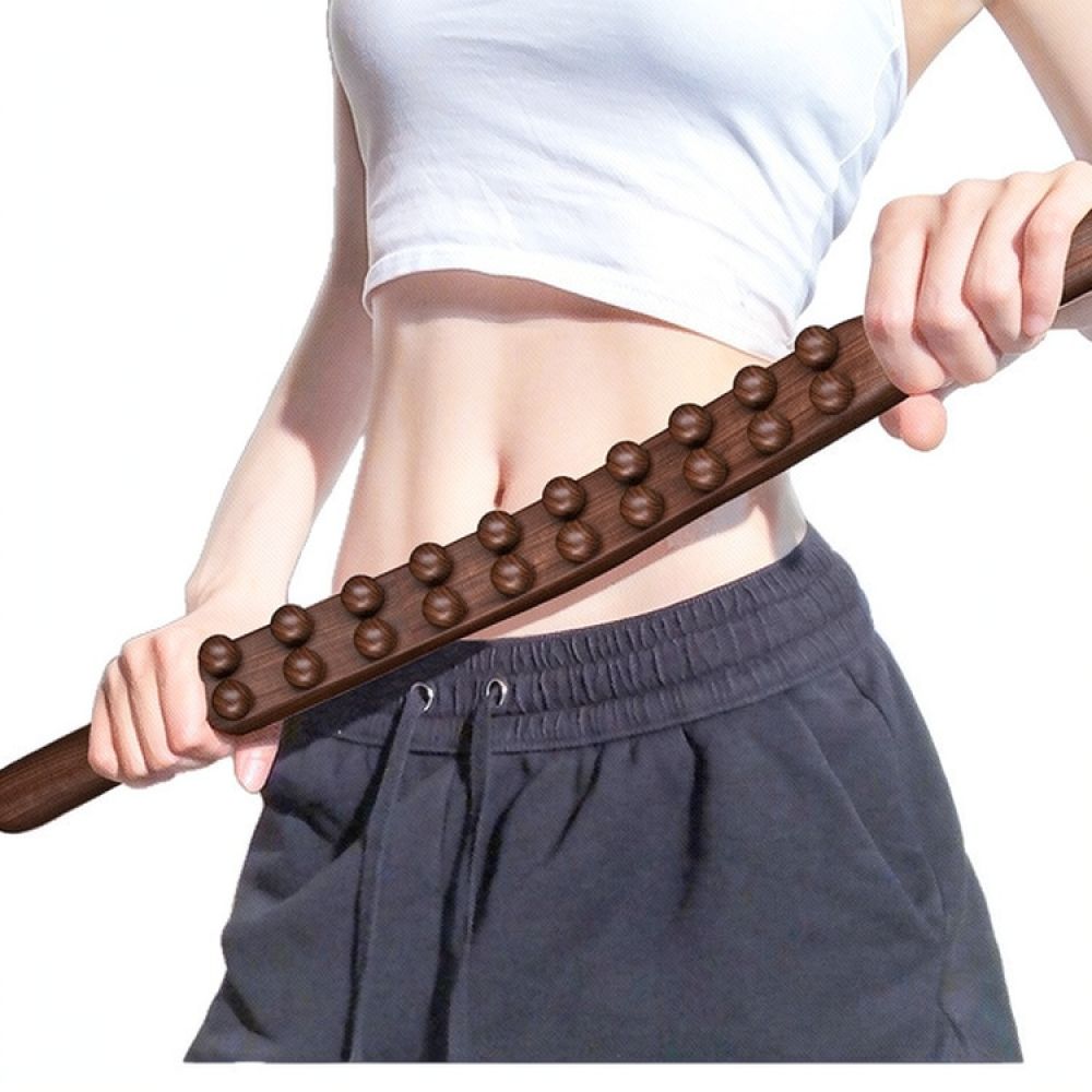 Manual Wooden Massage Roller T - đánh giá và giá Health Wellness Spa